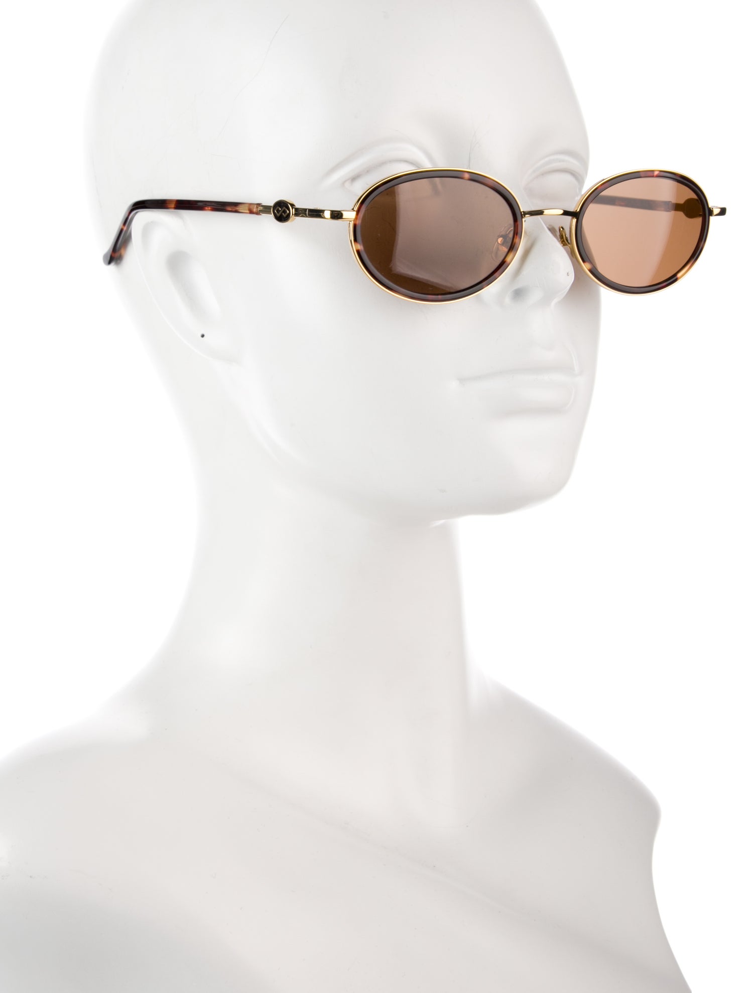 Karen Wazen Round Tinted Sunglasses w/ Tags