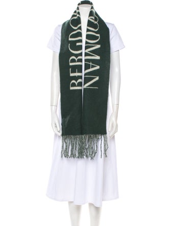 KITH x Bergdorf Goodman Wool Graphic Print Scarf