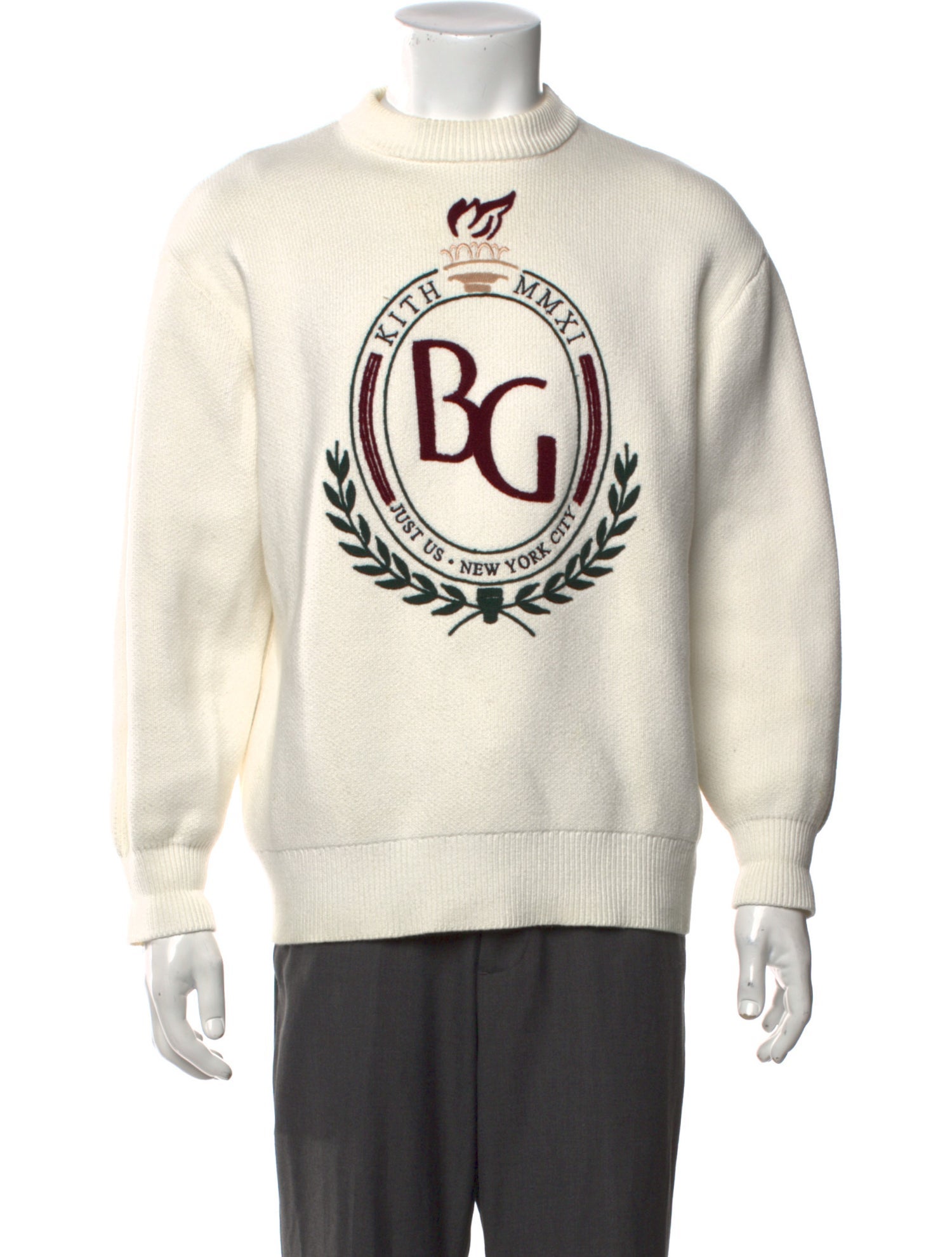 KITH x Bergdorf Goodman Graphic Print Mock Neck Pullover