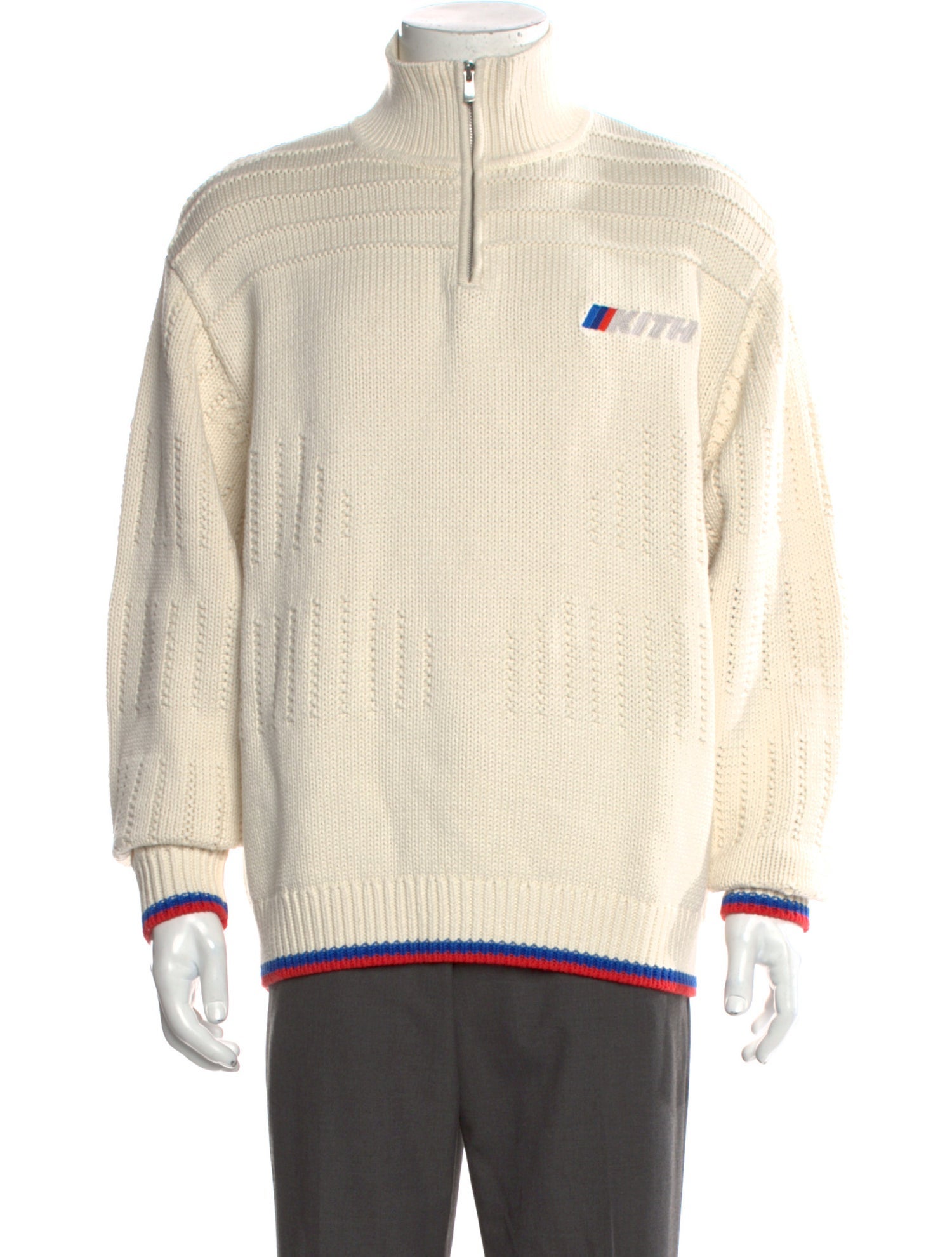 KITH x BMW Striped Turtleneck Pullover