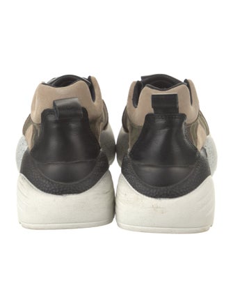 KM By Lange Suede Printed Chunky Sneakers