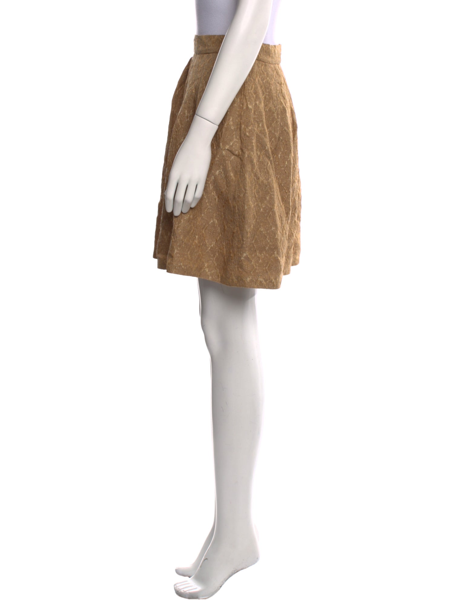 Kelly Bergin Silk Mini Skirt