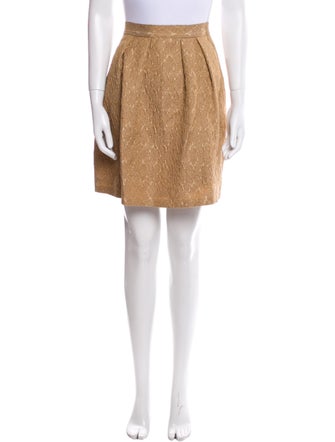 Kelly Bergin Silk Knee-Length Skirt