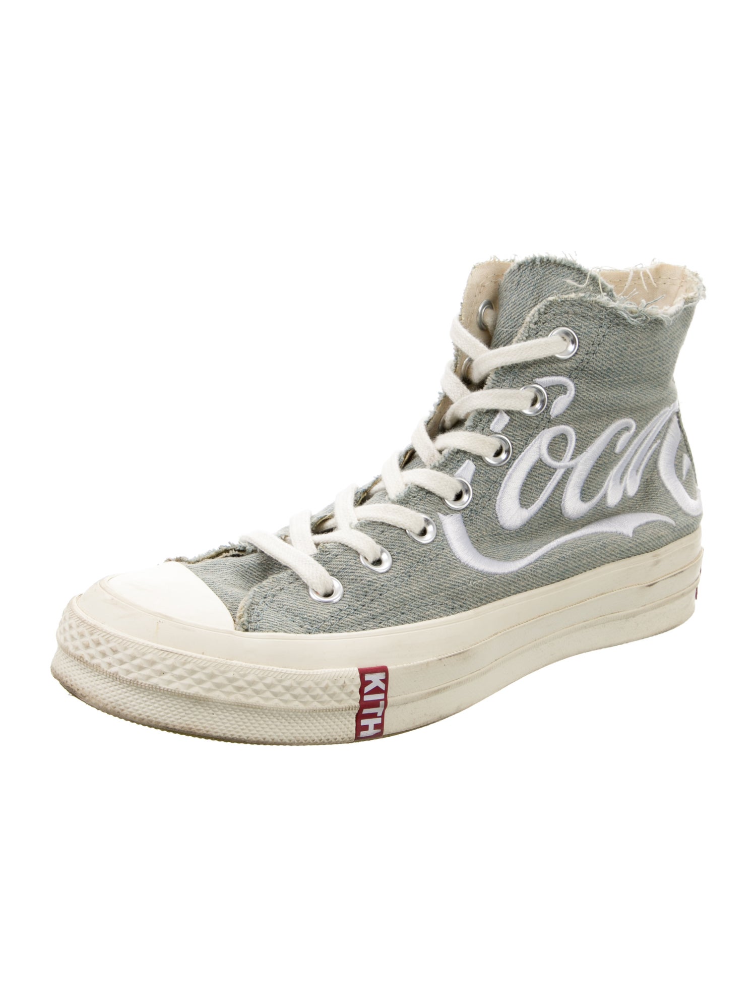 Kith x Converse Denim Printed Sneakers