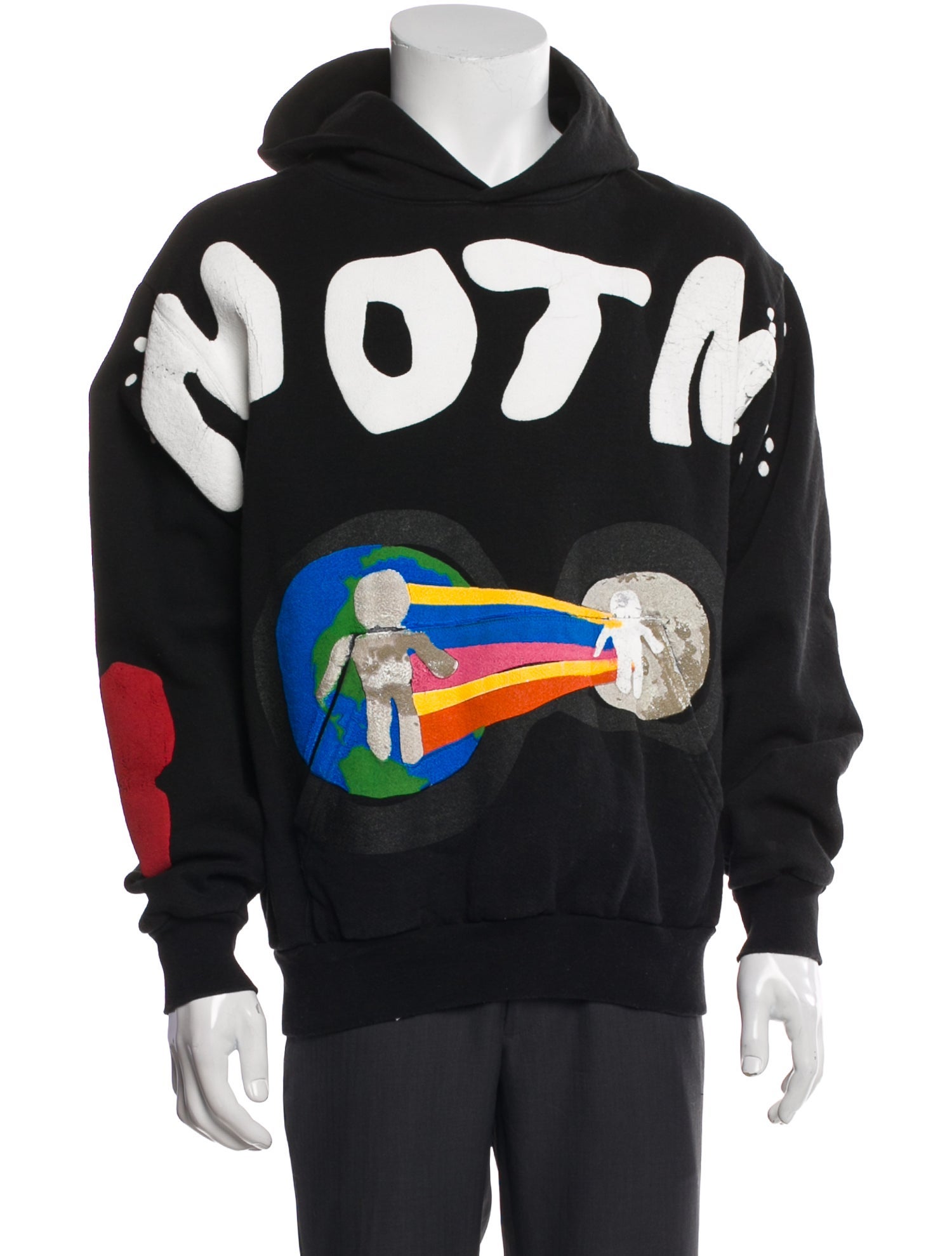 Kid Cudi Merch Graphic Print Crew Neck Hoodie