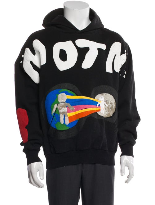 Kid Cudi Merch Graphic Print Crew Neck Hoodie