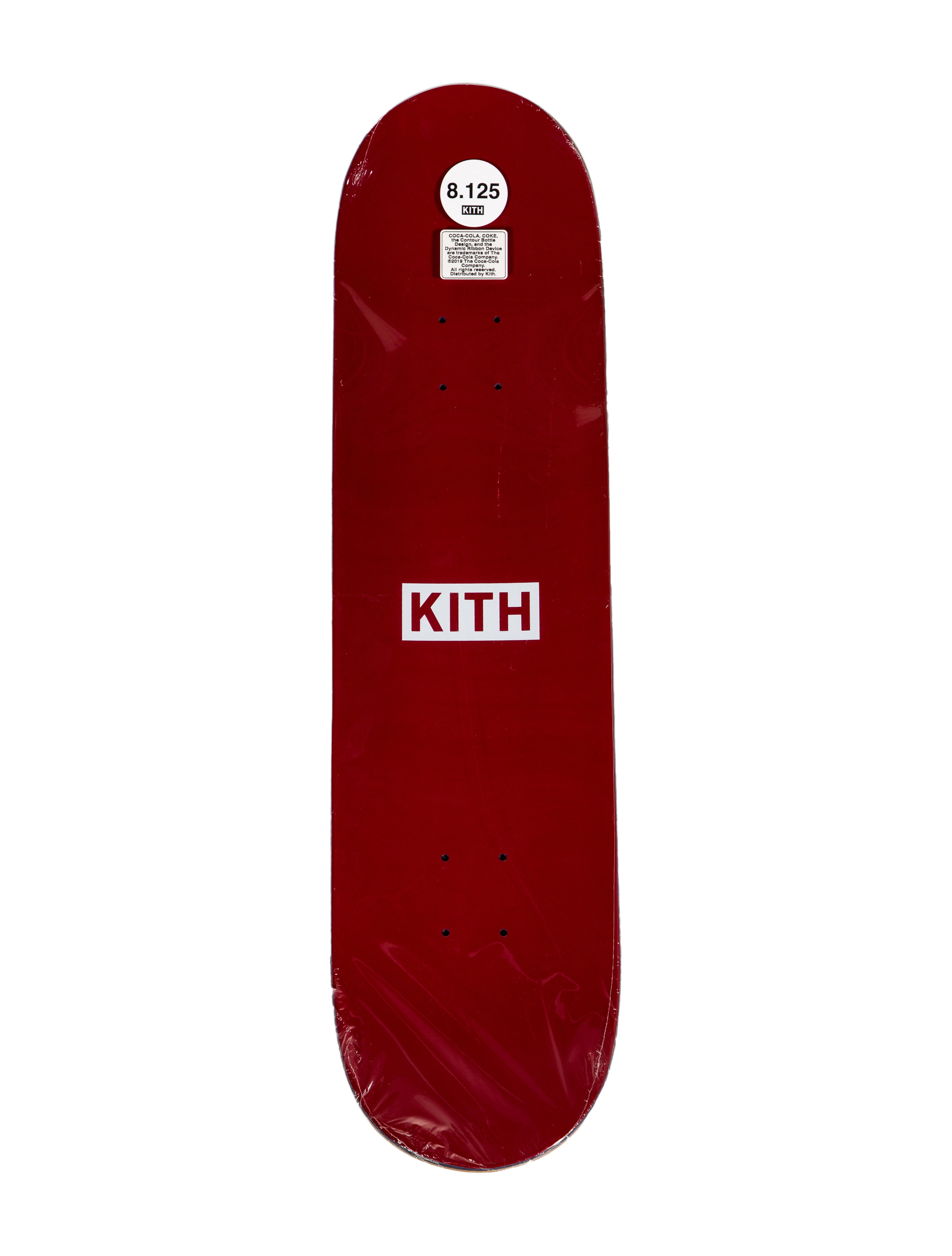 KITH x Coca-Cola Skateboard Deck - Red Skate Decks, Collectibles
