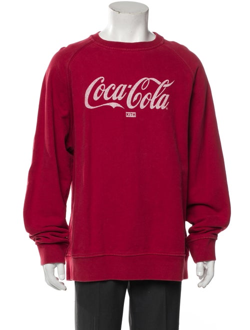 KITH x Coca-Cola Graphic Print Crew Neck Sweatshirt
