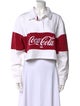KITH x Coca-Cola Graphic Print Long Sleeve Polo
