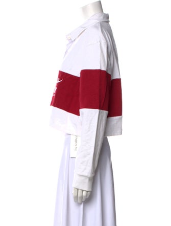 KITH x Coca-Cola Graphic Print Long Sleeve Polo