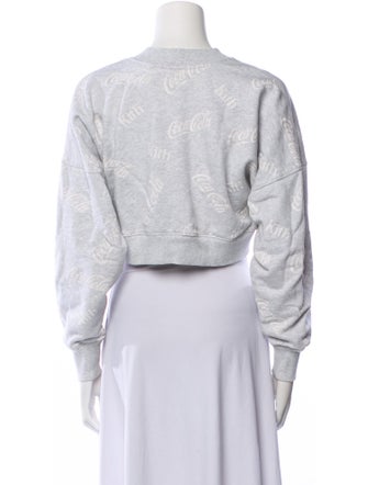 KITH x Coca-Cola Mock Neck Long Sleeve Crop Top