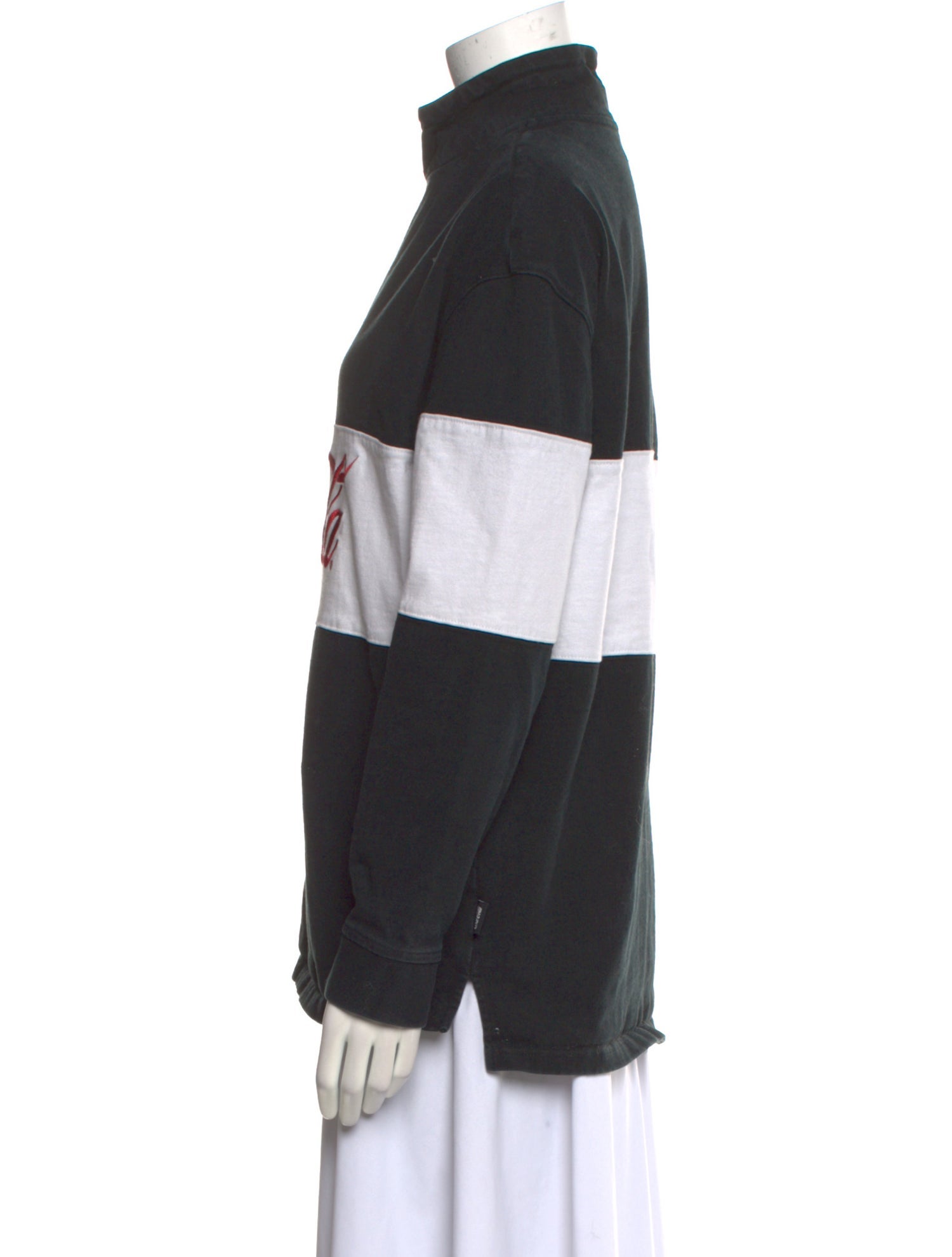 KITH x Coca-Cola Graphic Print Mock Neck Sweatshirt