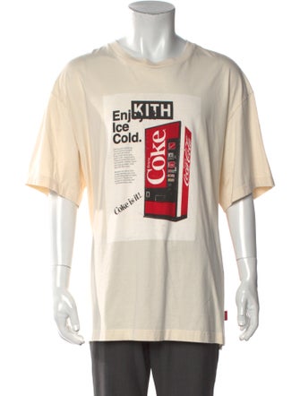 KITH x Coca-Cola Graphic Print Crew Neck T-Shirt