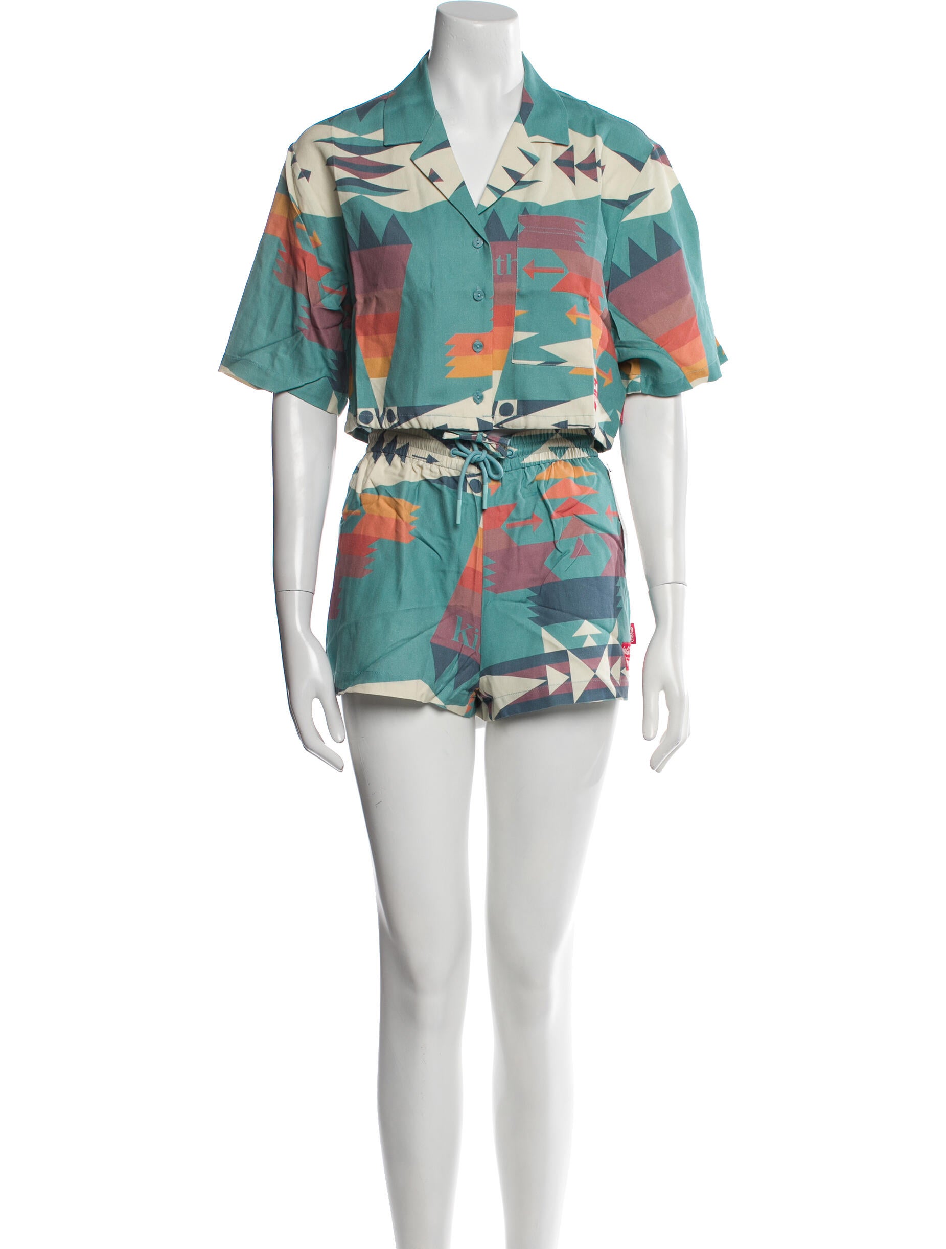 KITH x Coca-Cola Silk Printed Short Set w/ Tags