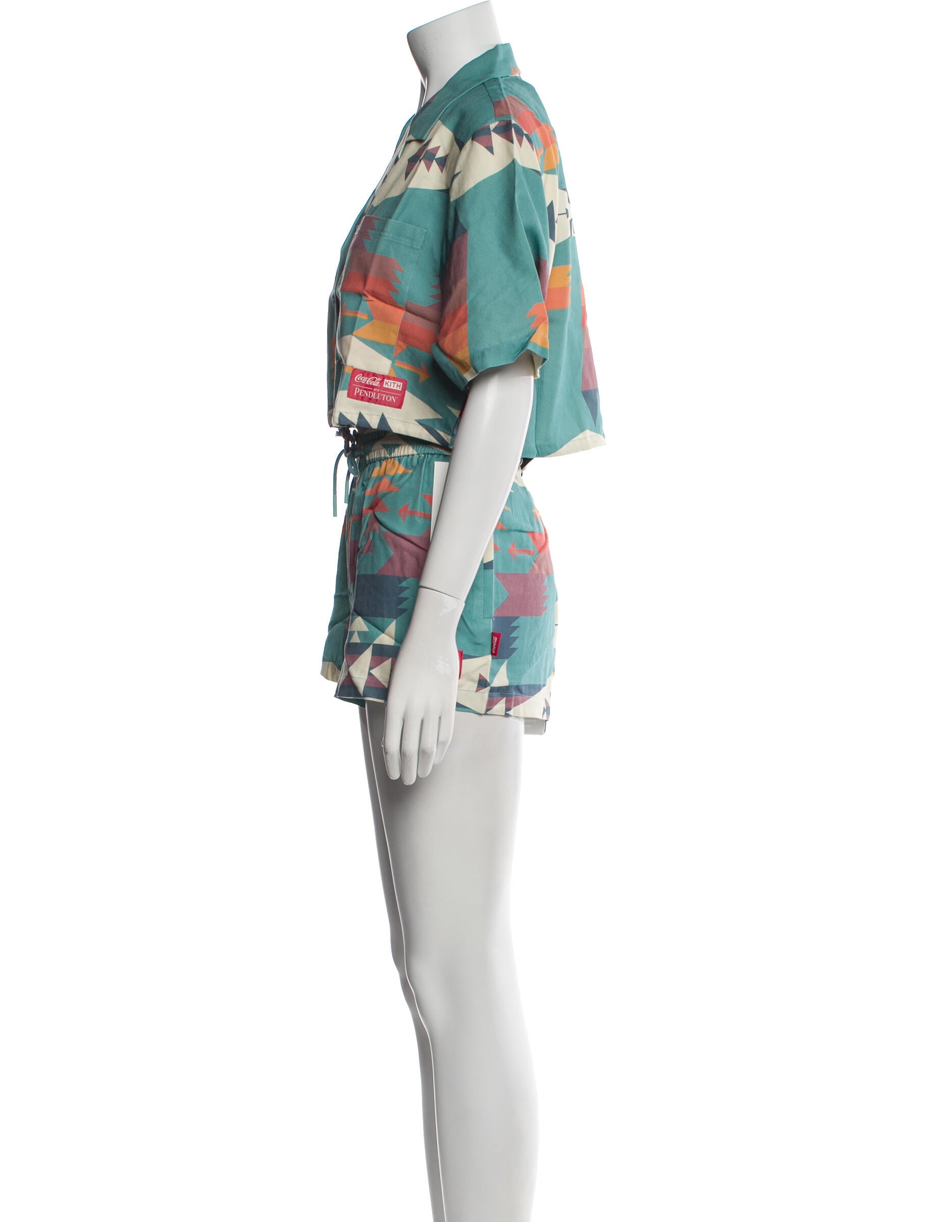 KITH x Coca-Cola Silk Printed Short Set w/ Tags