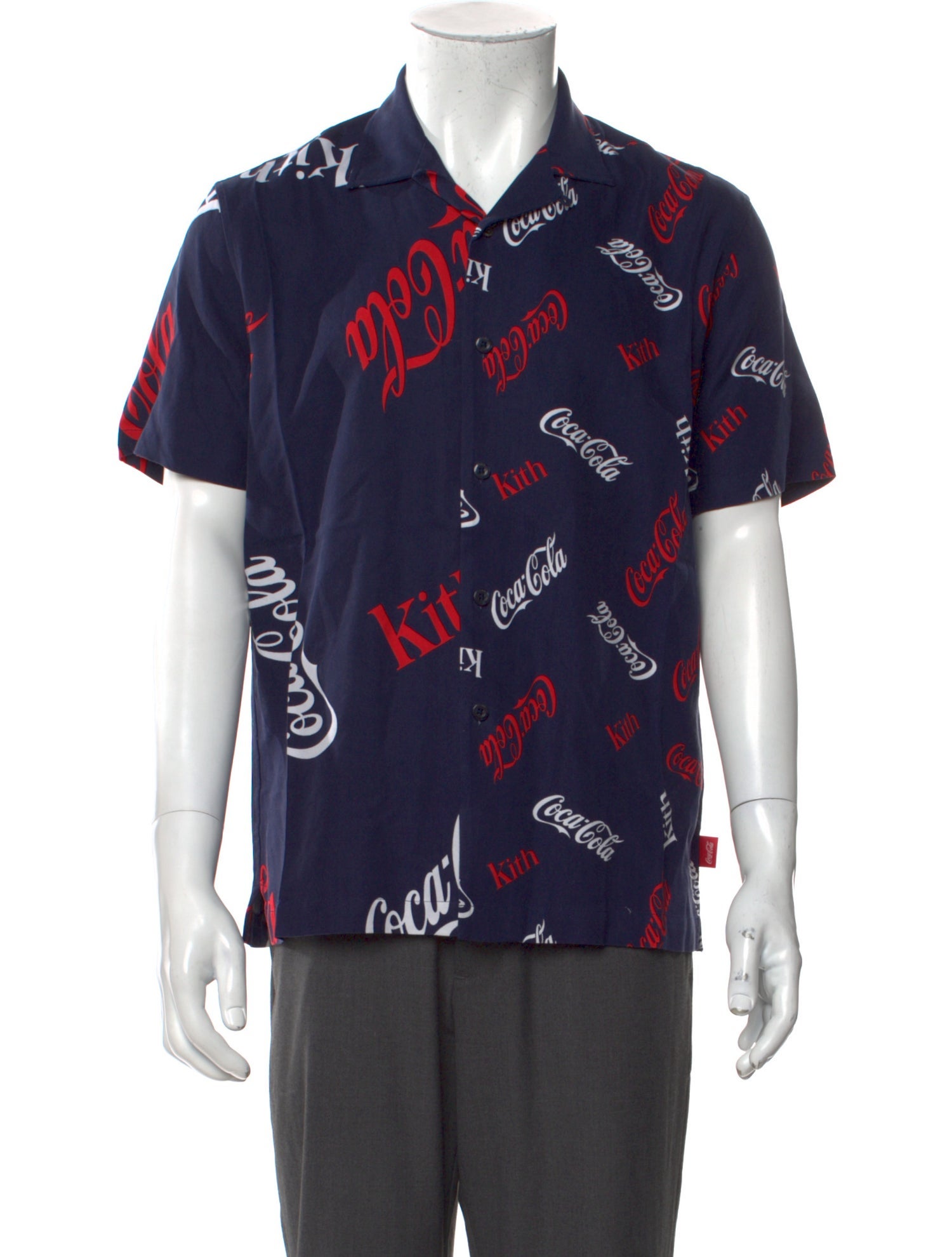 KITH x Coca-Cola Silk Graphic Print Shirt w/ Tags