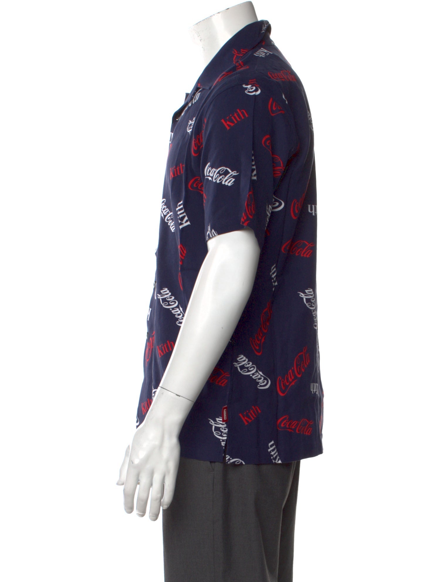 KITH x Coca-Cola Silk Graphic Print Shirt w/ Tags