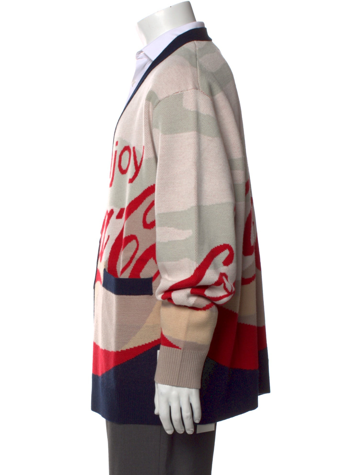 KITH x Coca-Cola Printed V-Neck Cardigan w/ Tags