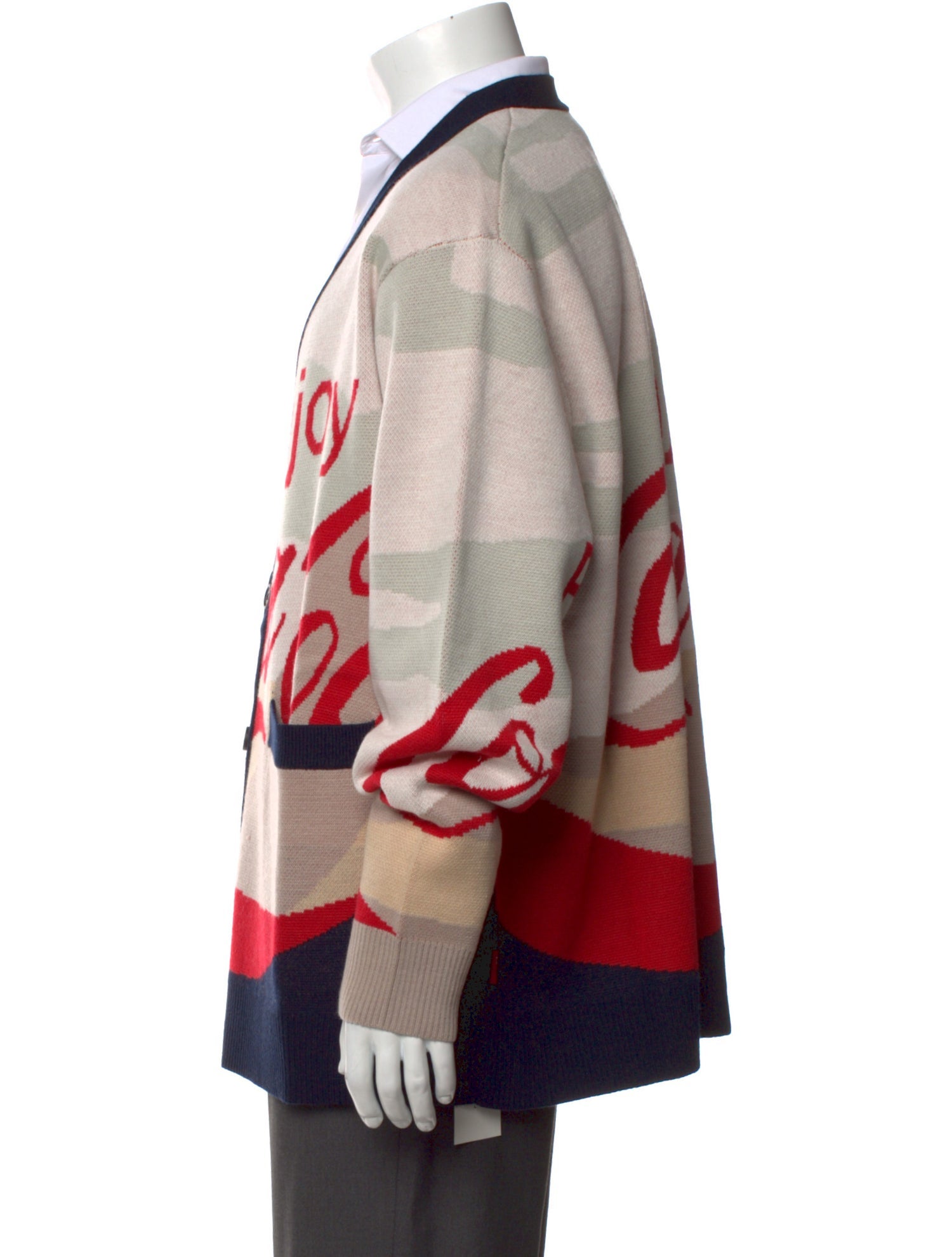 KITH x Coca-Cola Printed V-Neck Cardigan w/ Tags