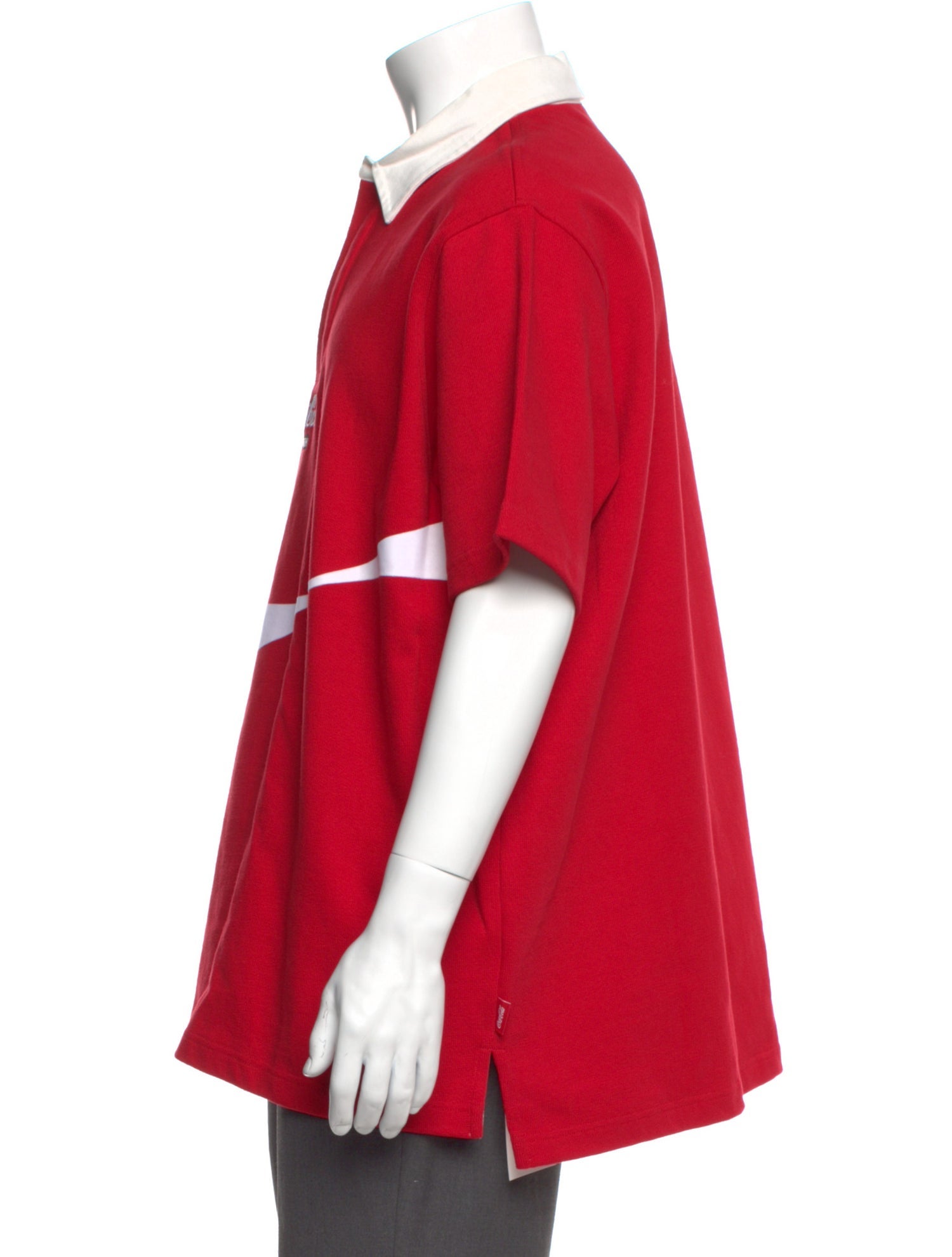 KITH x Coca-Cola Colorblock Pattern Collar Polo Shirt