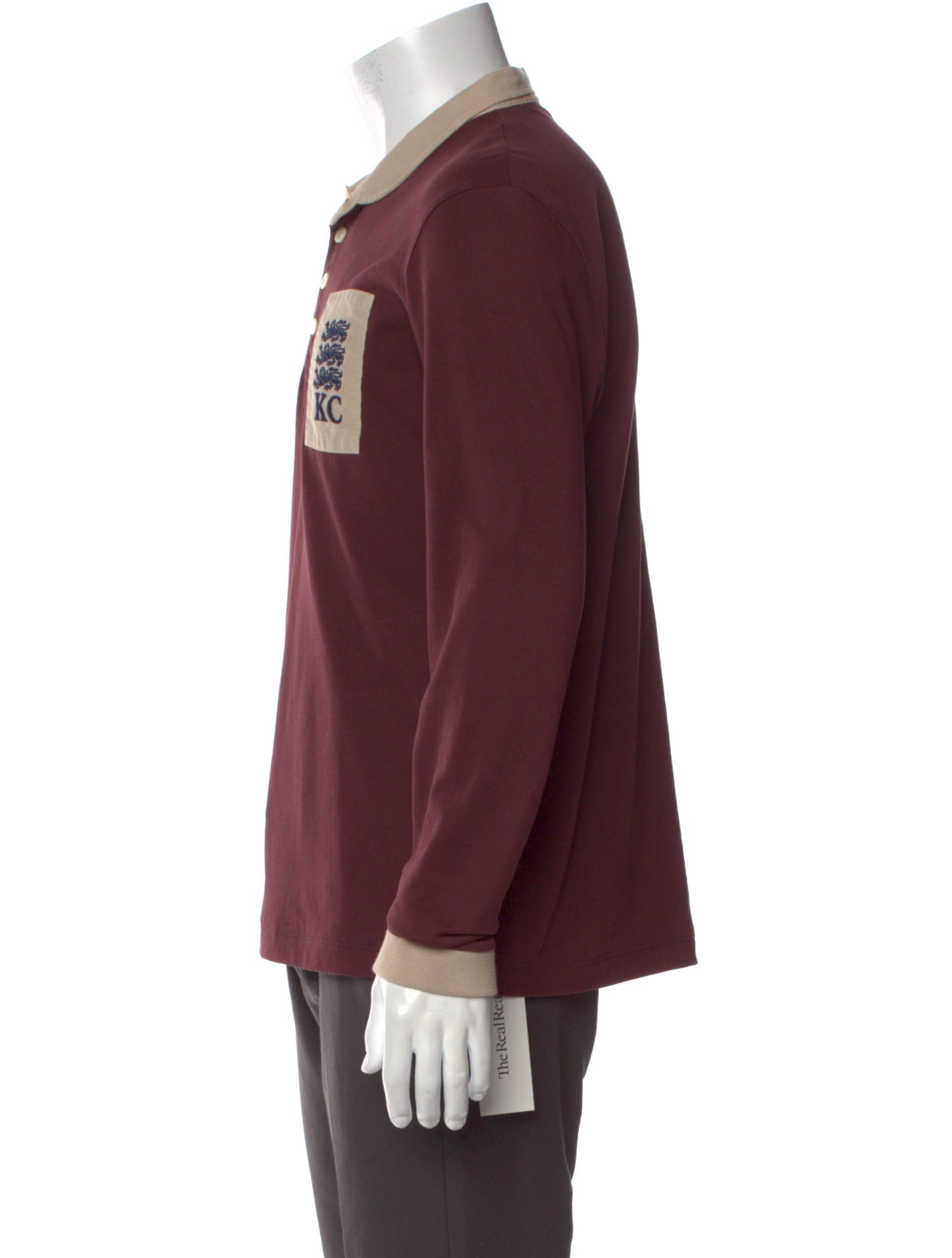 Kent & Curwen Collar Long Sleeve Polo Shirt