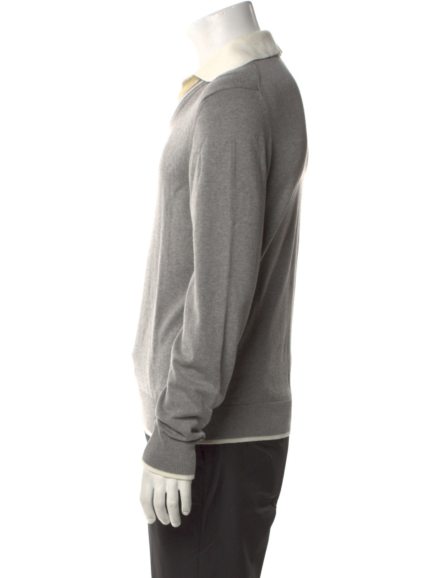 Kent & Curwen V-Neck Long Sleeve Pullover