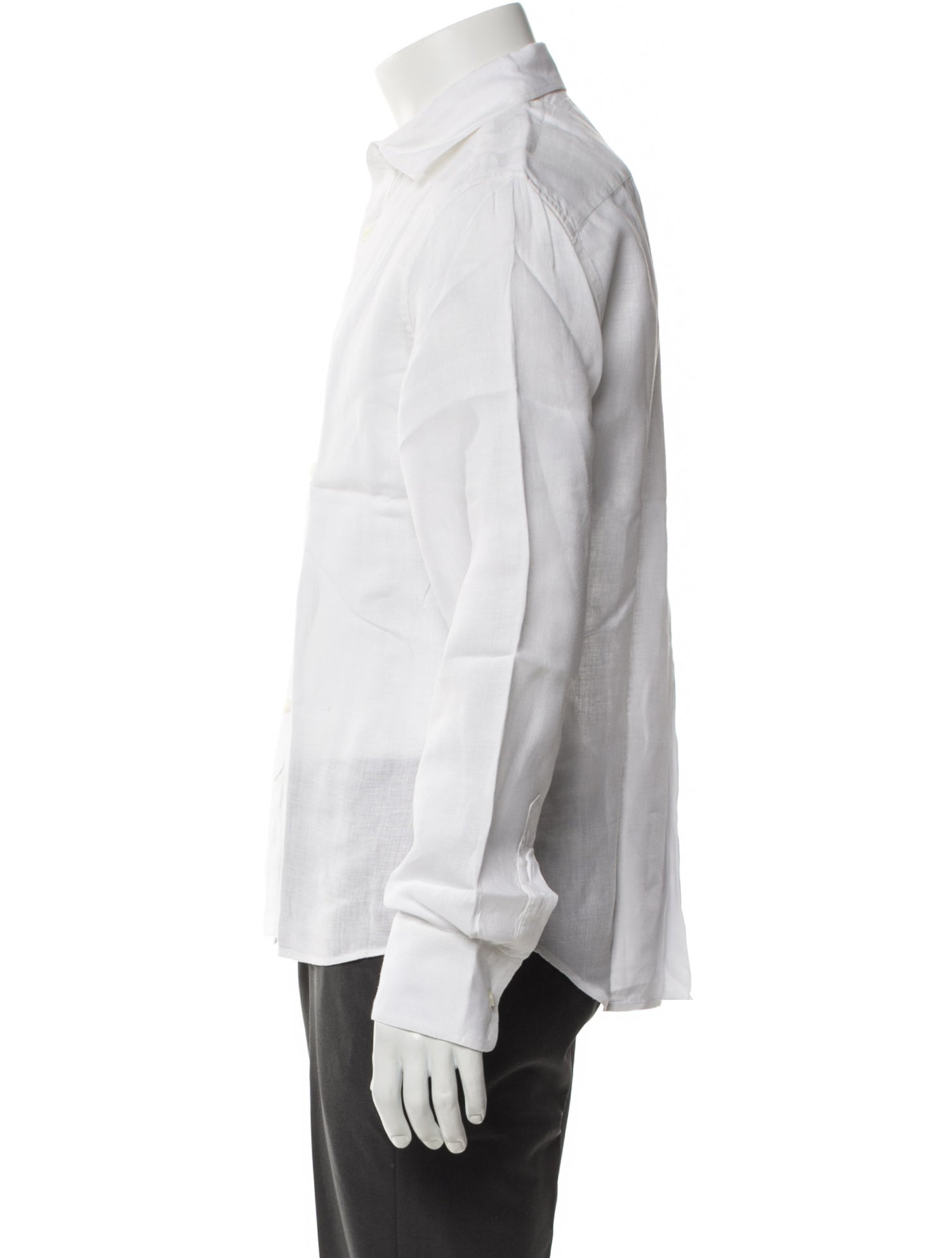 Kent & Curwen Linen Long Sleeve Dress Shirt