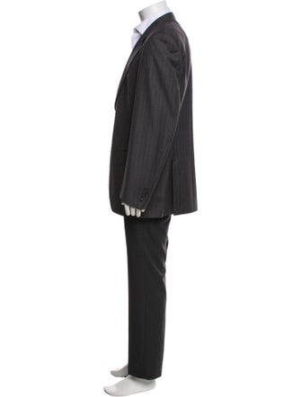 Kent & Curwen Wool Striped Two-Piece Blazer