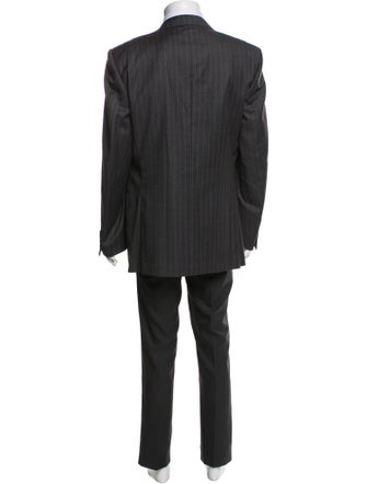 Kent & Curwen Wool Striped Two-Piece Blazer