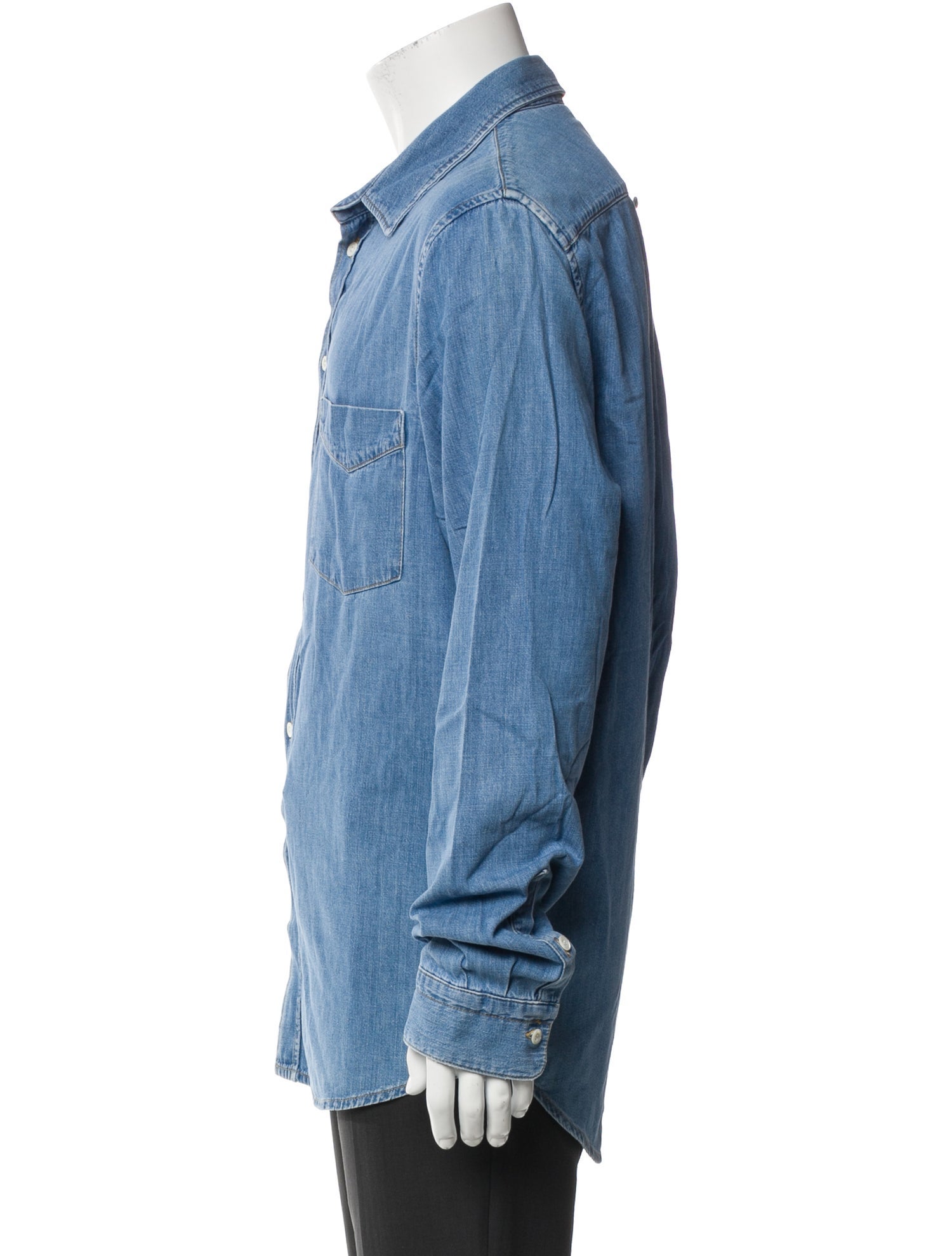 Kent & Curwen Long Sleeve Denim Shirt