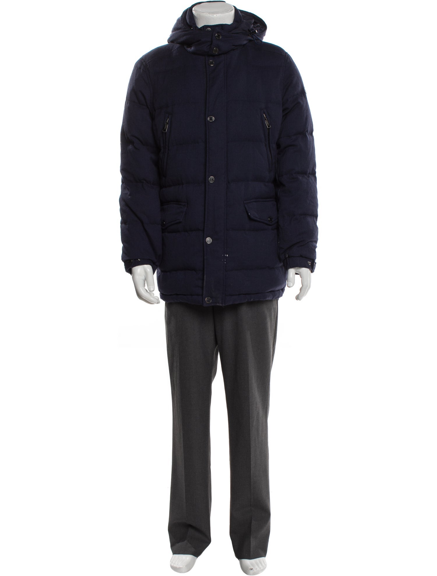 Kent & Curwen Wool Puffer Coat