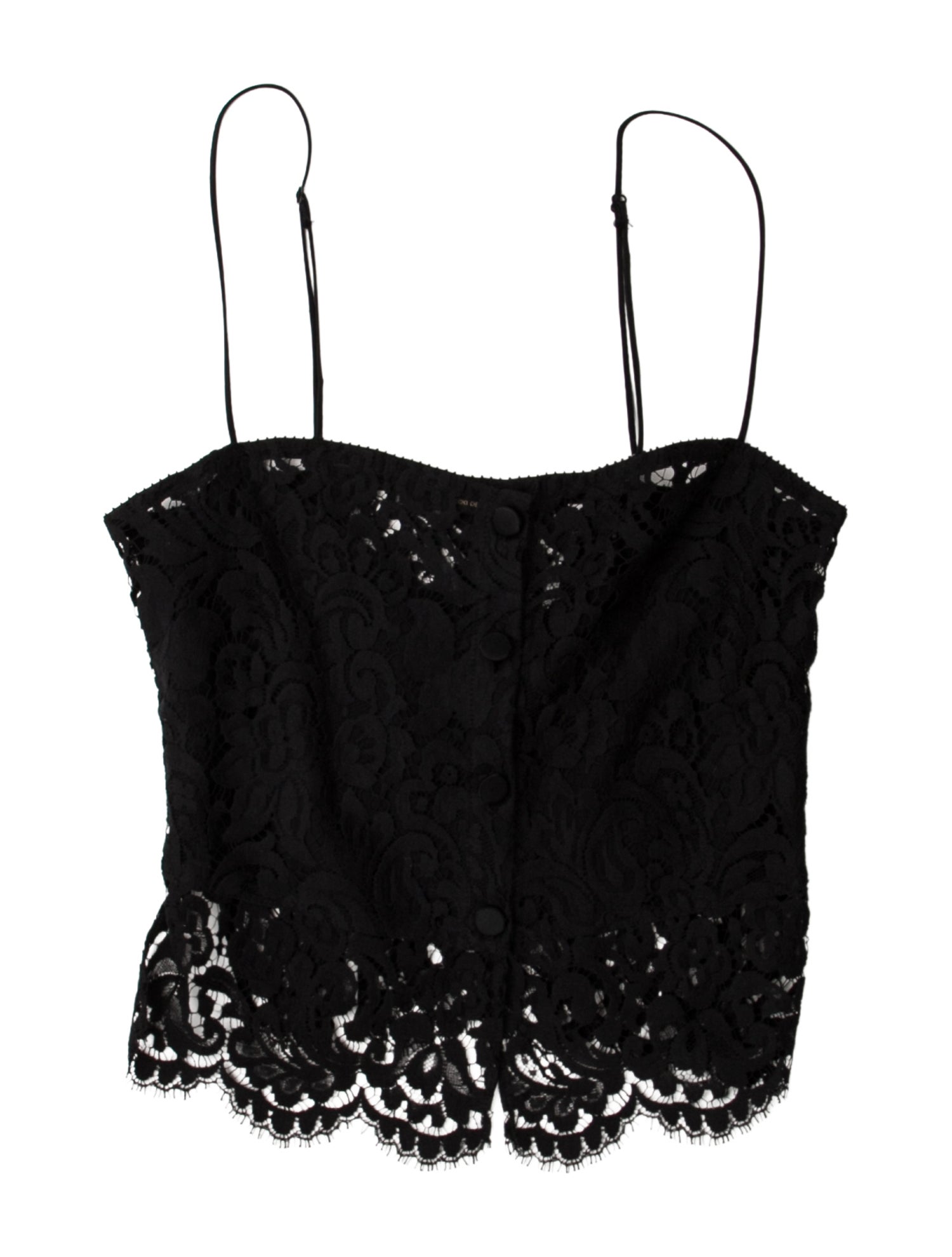 Kiki De Montparnasse Square Neckline Sleeveless Top