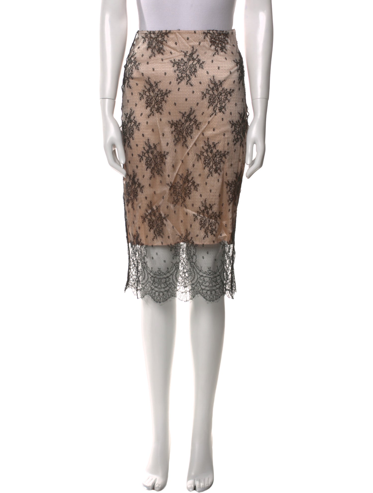 Kiki De Montparnasse Printed Knee-Length Skirt