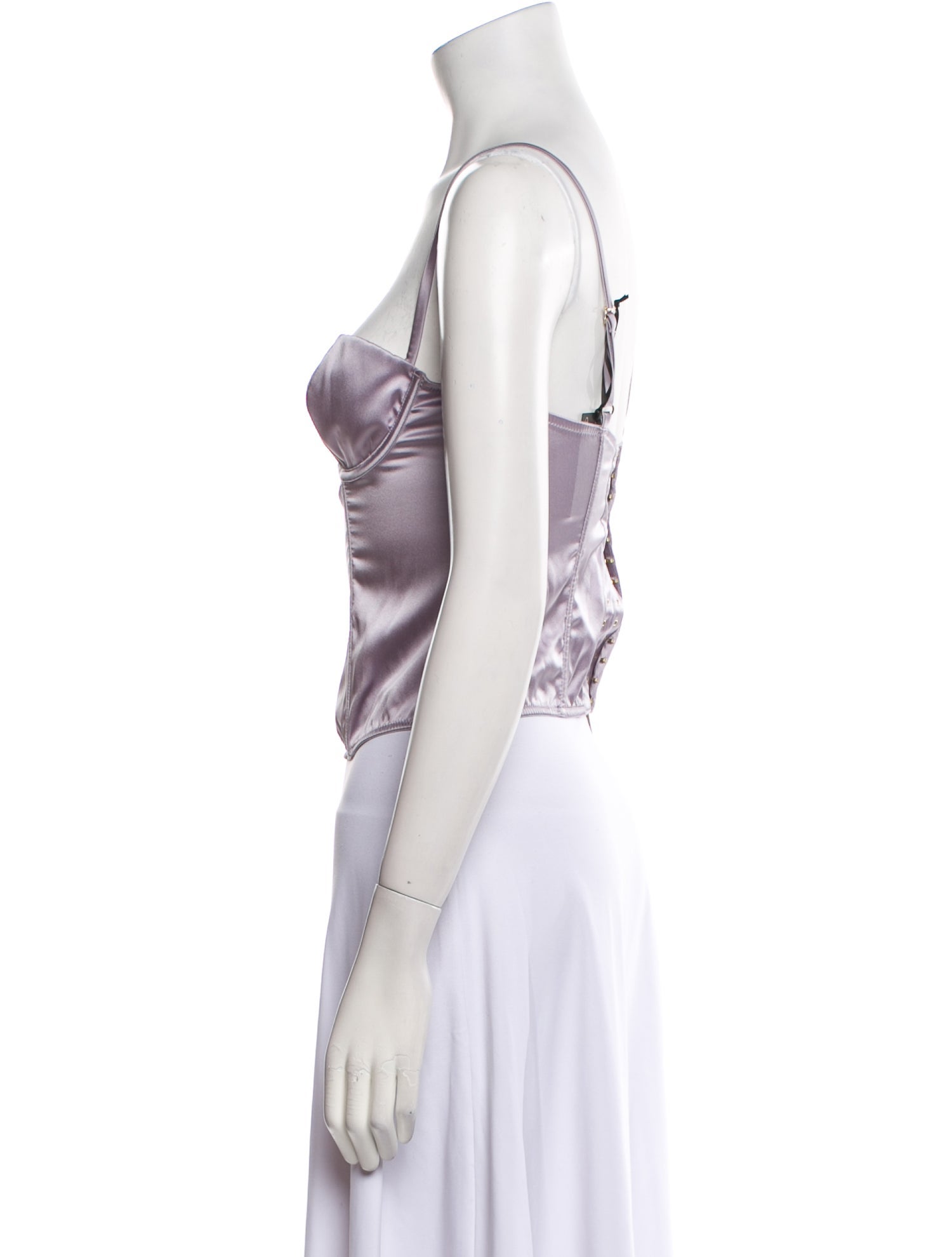 Kiki De Montparnasse Silk Strapless Crop Top w/ Tags