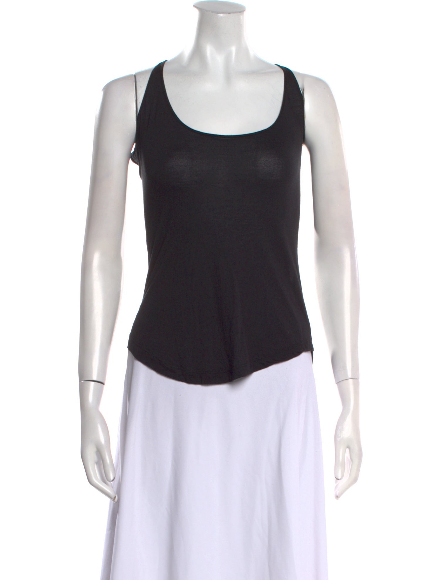 Kiki De Montparnasse Silk Scoop Neck Top