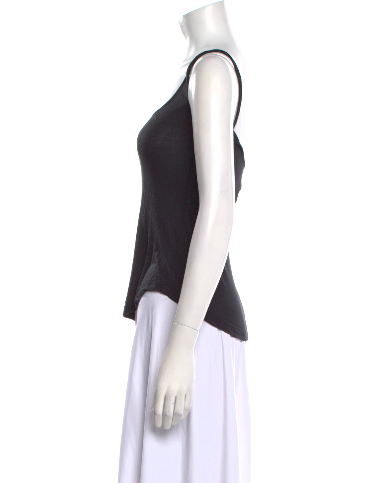 Kiki De Montparnasse Silk Scoop Neck Top