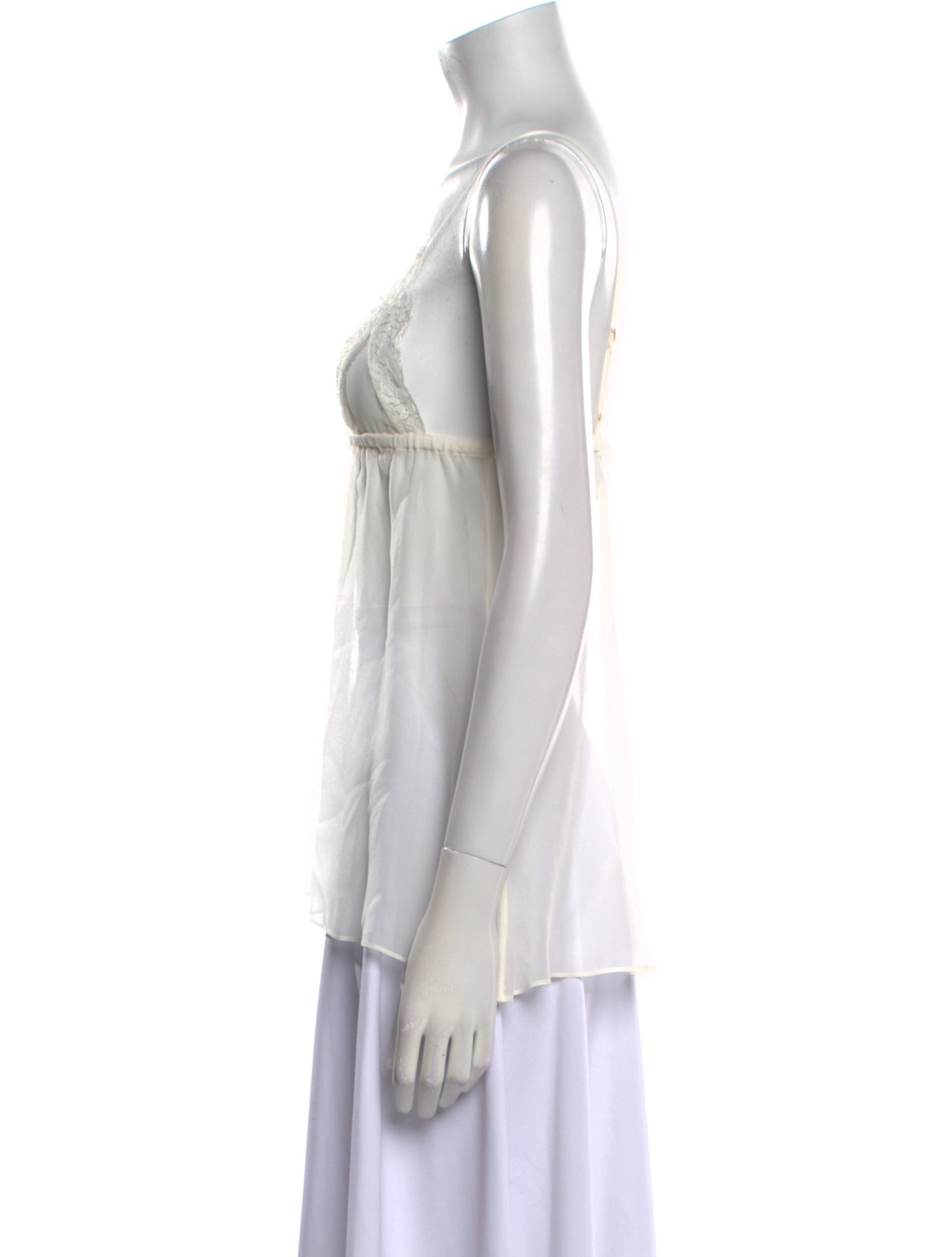 Kiki De Montparnasse V-Neck Sleeveless Blouse