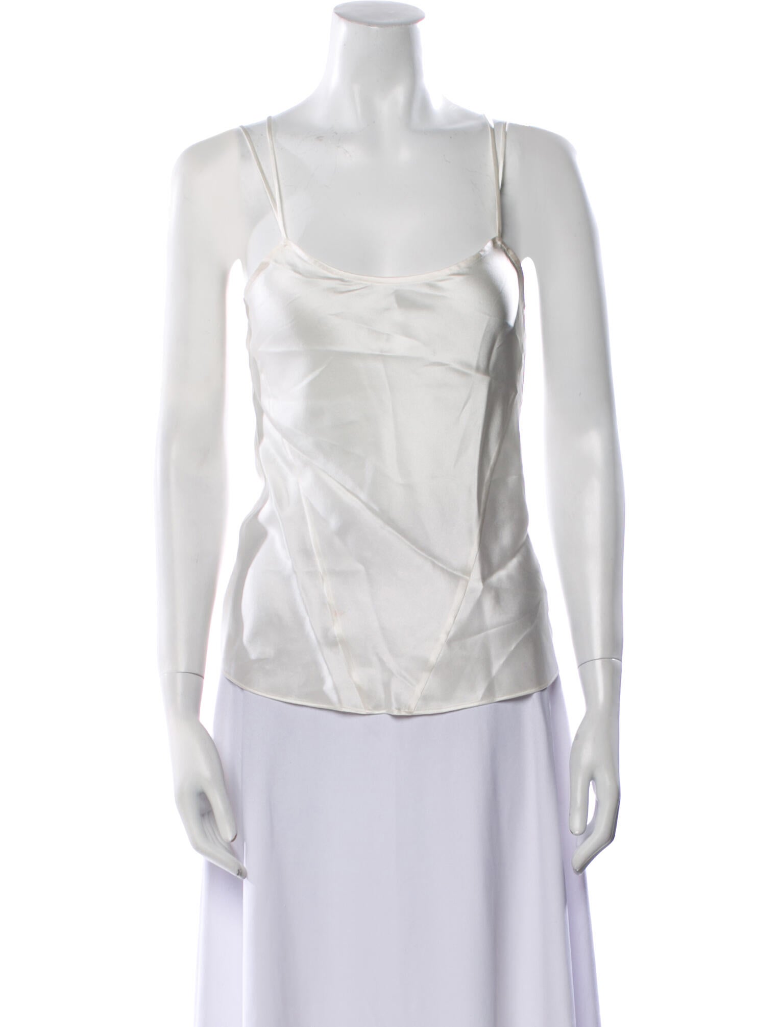 Kiki De Montparnasse Silk Square Neckline Top