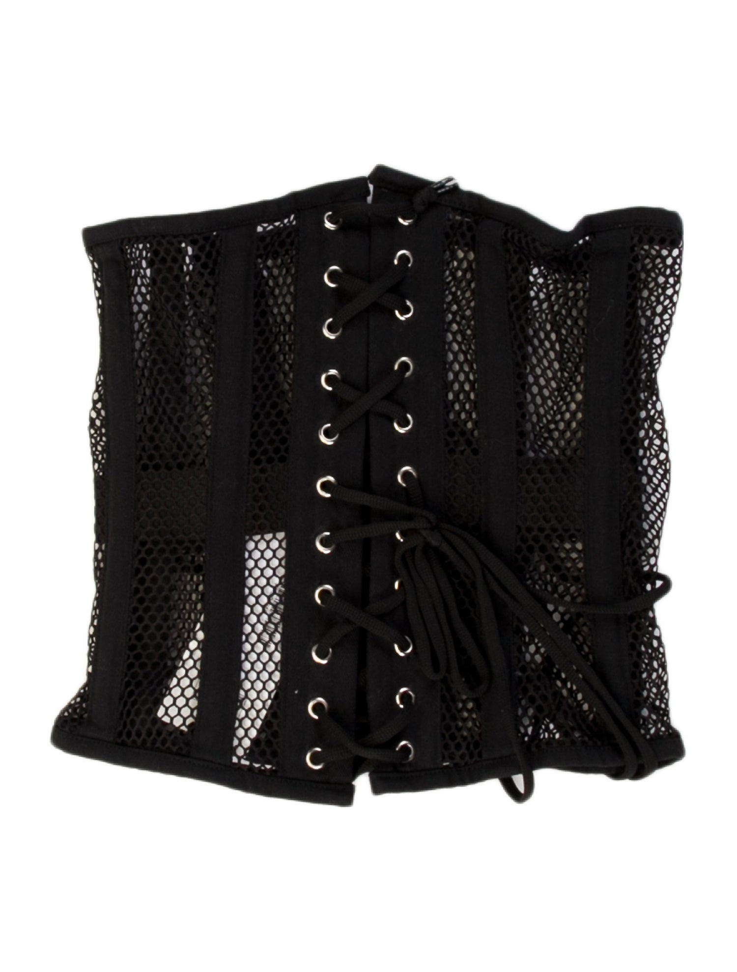 Kiki De Montparnasse Patterned Strapless Crop Top