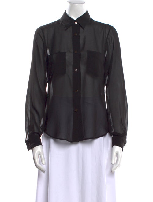 Kiki De Montparnasse Long Sleeve Button-Up Top