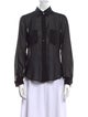 Kiki De Montparnasse Long Sleeve Button-Up Top
