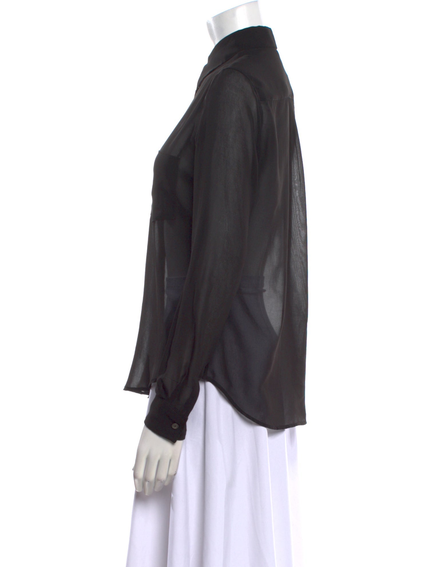 Kiki De Montparnasse Long Sleeve Button-Up Top