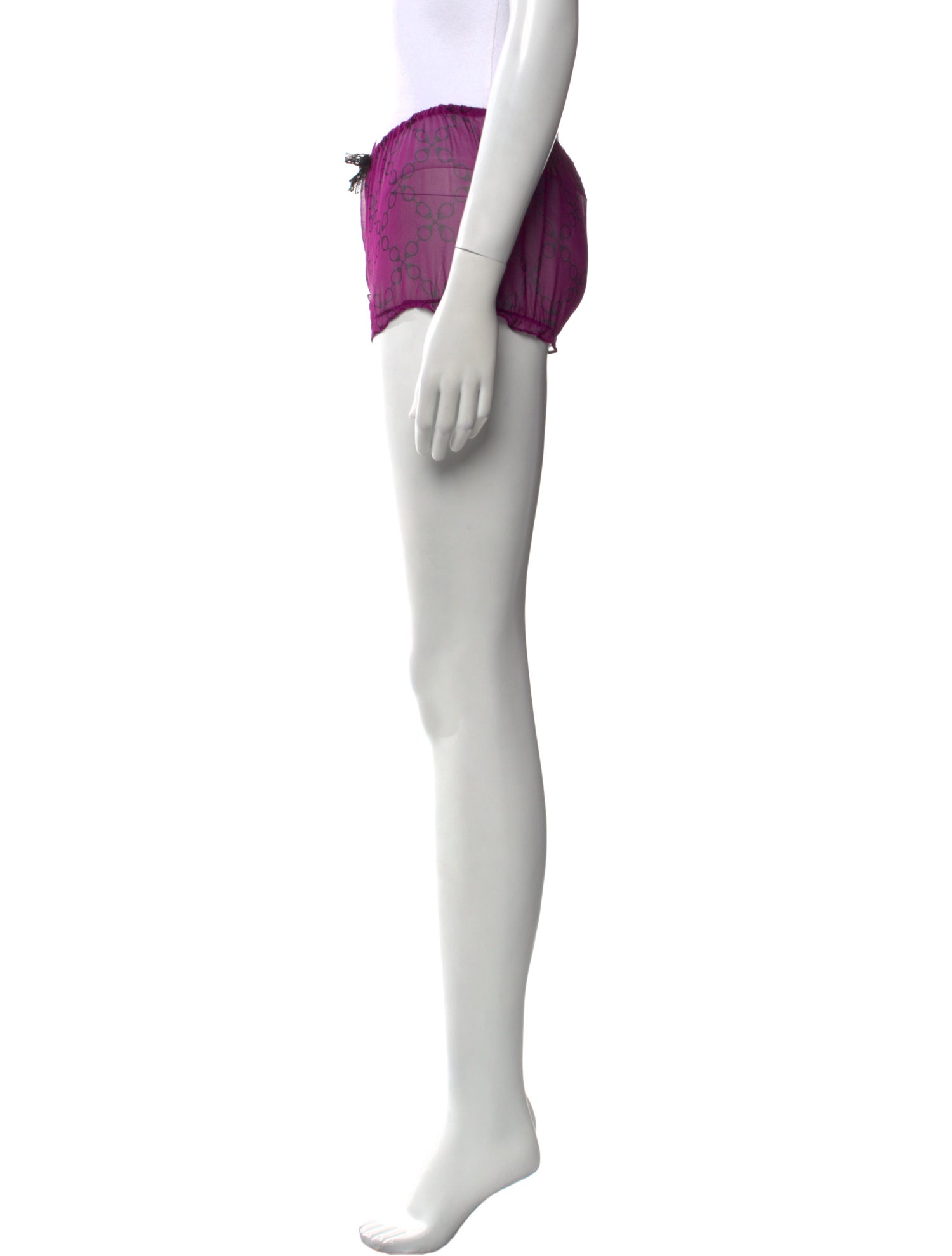 Kiki De Montparnasse Silk Mini Shorts