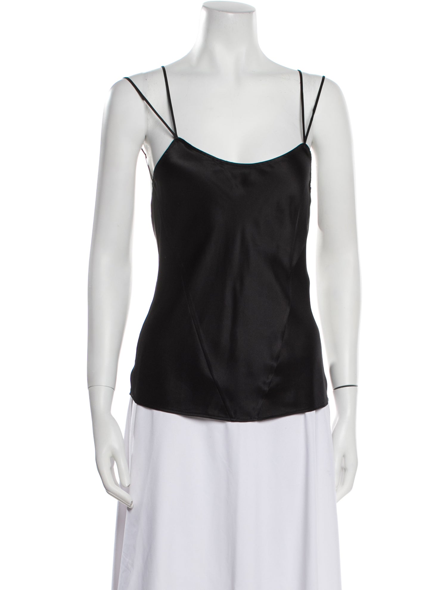 Kiki De Montparnasse Silk Scoop Neck Top