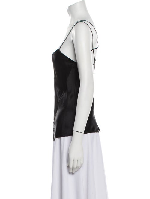 Kiki De Montparnasse Silk Scoop Neck Top