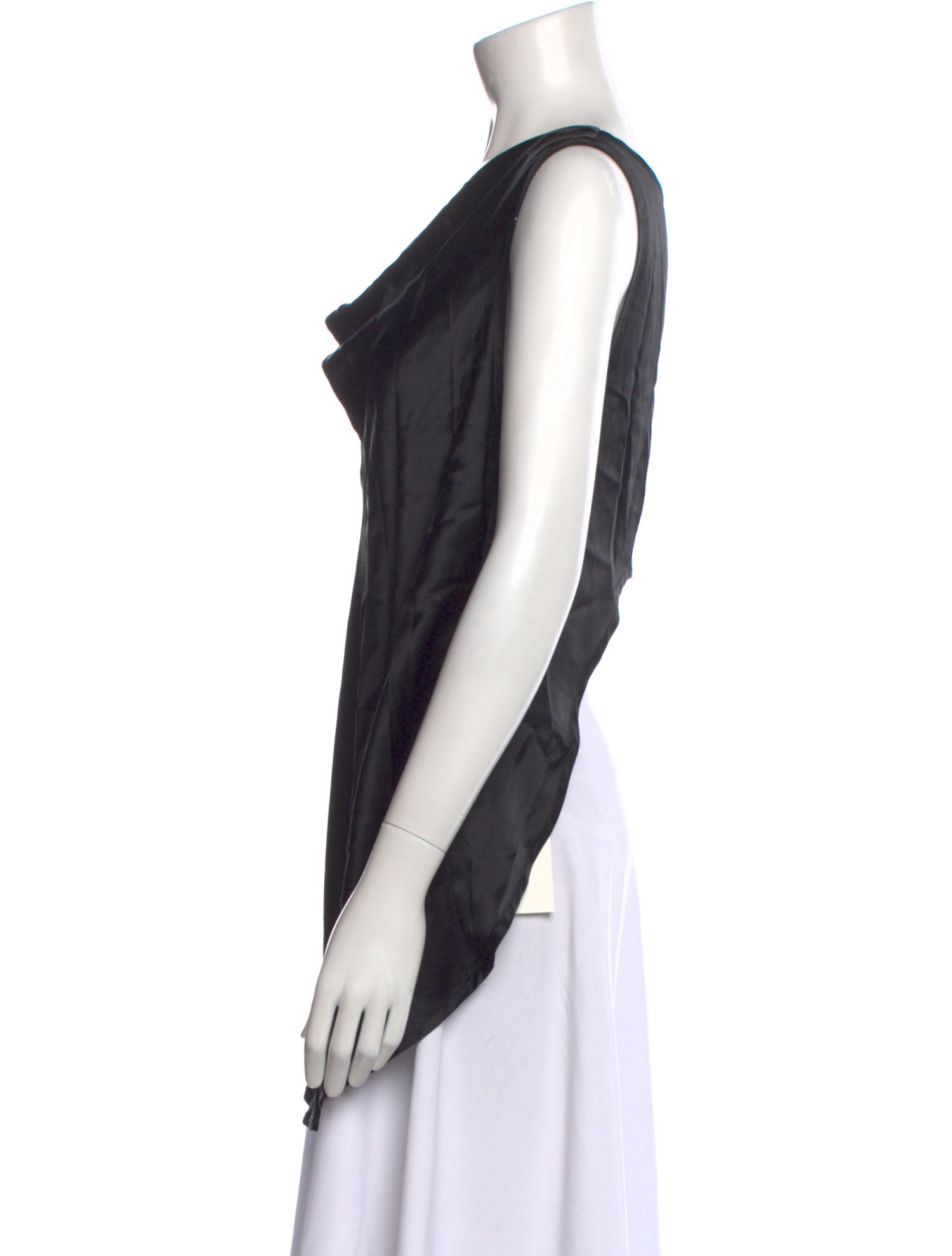 Kiki De Montparnasse Silk Cowl Neck Tunic