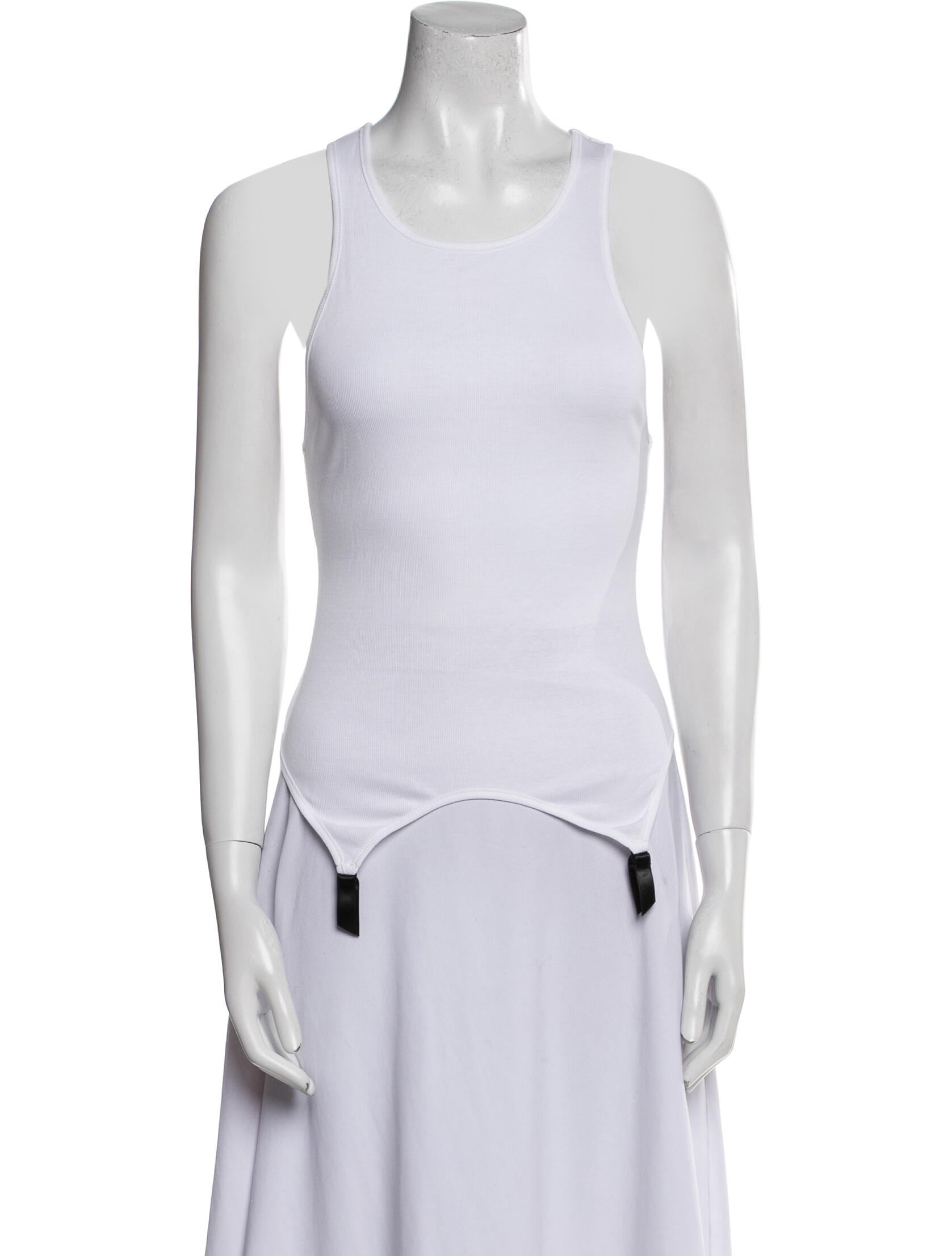 Kiki De Montparnasse Scoop Neck Sleeveless Top