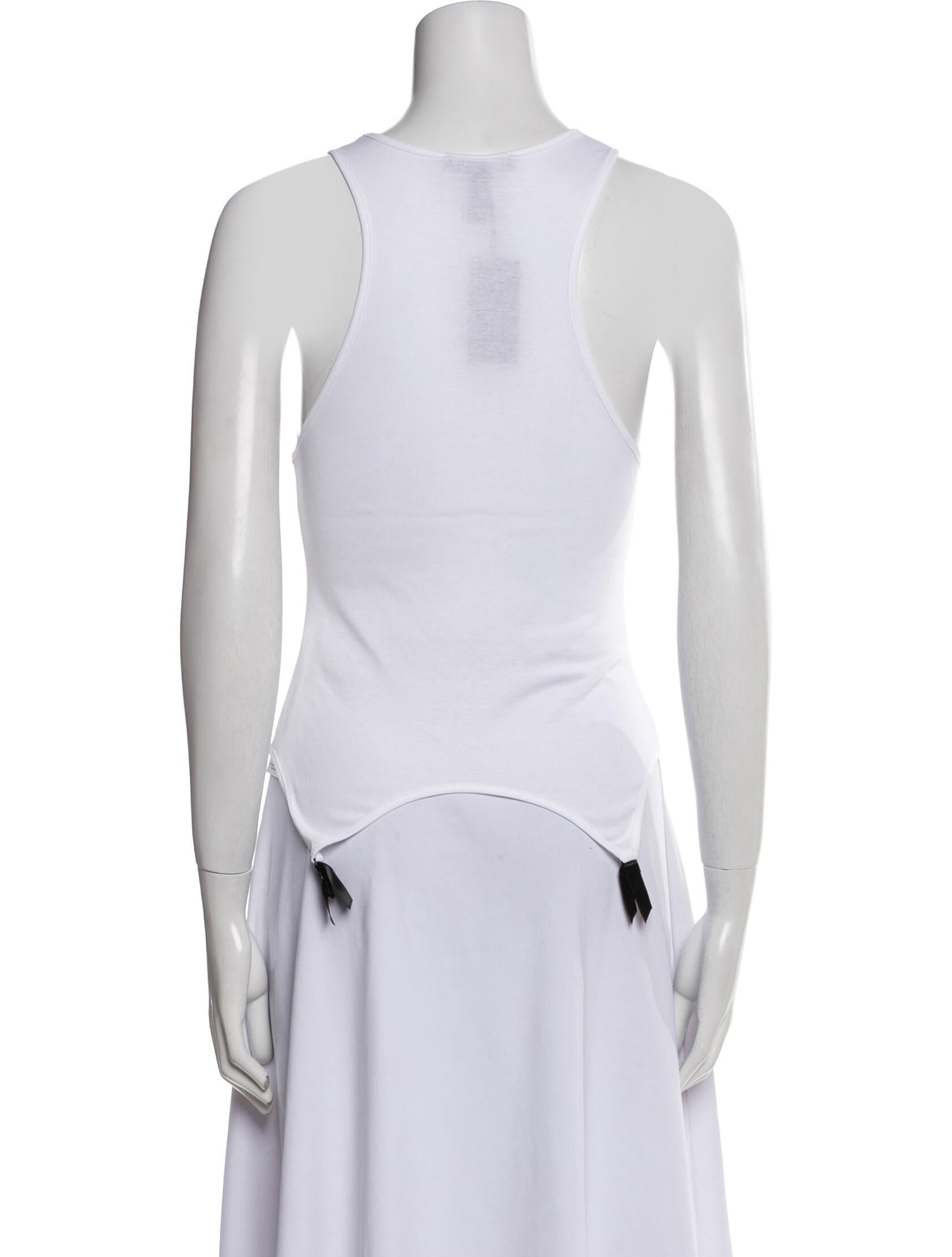 Kiki De Montparnasse Scoop Neck Sleeveless Top