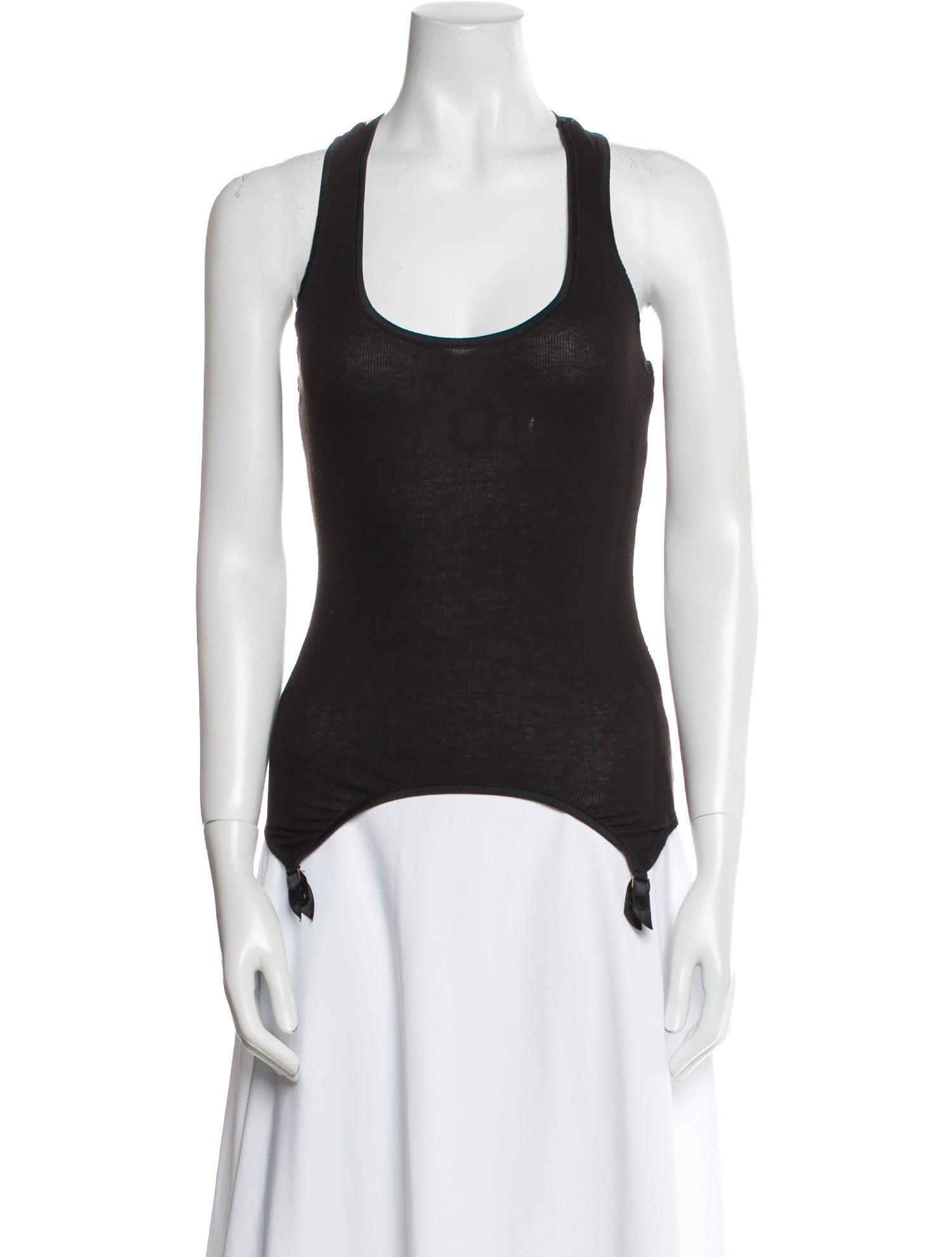 Kiki De Montparnasse Scoop Neck Sleeveless Top