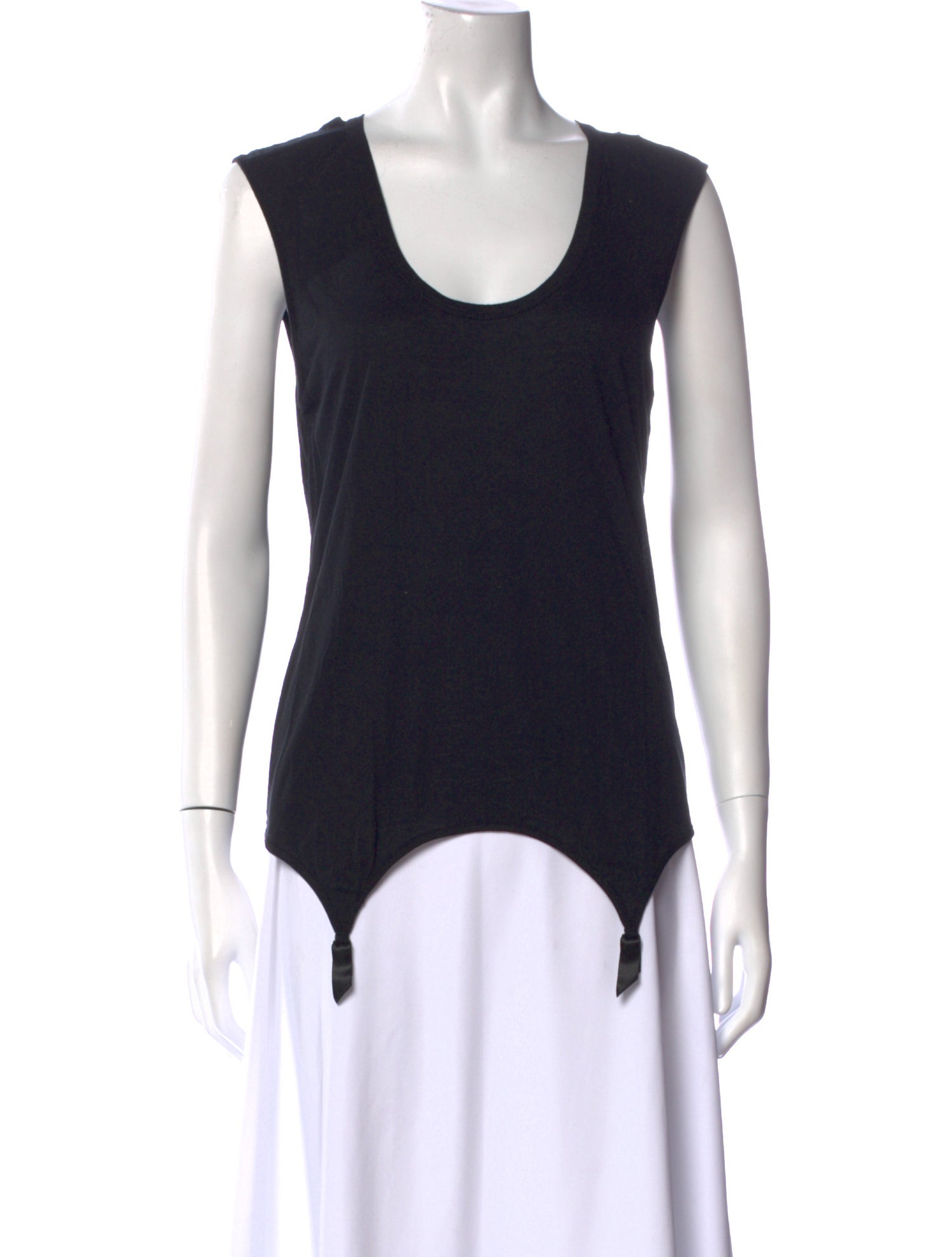 Kiki De Montparnasse Scoop Neck Sleeveless Top